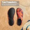 imageSEEKWAY Water Shoes Barefoot Aqua Socks QuickDry Non Slip Shoes for Beach Swim Pool River Boating Surf Women Men SK0022o1011 Fern Leaf