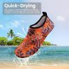 imageSEEKWAY Water Shoes Barefoot Aqua Socks QuickDry Non Slip Shoes for Beach Swim Pool River Boating Surf Women Men SK0022o1011 Fern Leaf