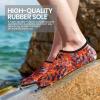 imageSEEKWAY Water Shoes Barefoot Aqua Socks QuickDry Non Slip Shoes for Beach Swim Pool River Boating Surf Women Men SK0022o1011 Fern Leaf
