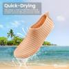 imageSEEKWAY Water Shoes Barefoot Aqua Socks QuickDry Non Slip Shoes for Beach Swim Pool River Boating Surf Women Men SK0022o706 Nude Pink