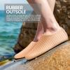 imageSEEKWAY Water Shoes Barefoot Aqua Socks QuickDry Non Slip Shoes for Beach Swim Pool River Boating Surf Women Men SK0022o706 Nude Pink
