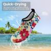 imageSEEKWAY Water Shoes Barefoot Aqua Socks QuickDry Non Slip Shoes for Beach Swim Pool River Boating Surf Women Men SK0022p1363 Floral