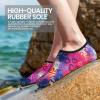 imageSEEKWAY Water Shoes Barefoot Aqua Socks QuickDry Non Slip Shoes for Beach Swim Pool River Boating Surf Women Men SK0022q1024 Love Rainbow