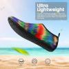 imageSEEKWAY Water Shoes Barefoot Aqua Socks QuickDry Non Slip Shoes for Beach Swim Pool River Boating Surf Women Men SK0022s1001 Rainbow Tiedye