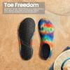 imageSEEKWAY Water Shoes Barefoot Aqua Socks QuickDry Non Slip Shoes for Beach Swim Pool River Boating Surf Women Men SK0022s1001 Rainbow Tiedye