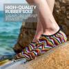 imageSEEKWAY Water Shoes Barefoot Aqua Socks QuickDry Non Slip Shoes for Beach Swim Pool River Boating Surf Women Men SK0022t1044 Rainbow Curve