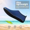 imageSEEKWAY Water Shoes Barefoot Aqua Socks QuickDry Non Slip Shoes for Beach Swim Pool River Boating Surf Women Men SK0025dstripe Blue2