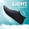 imageSEEKWAY Water Shoes QuickDry Aqua Socks Barefoot Slipon for Beach Pool Swim River Yoga Lake Surf Women Men SK0011asplice Black