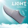imageSEEKWAY Water Shoes QuickDry Aqua Socks Barefoot Slipon for Beach Pool Swim River Yoga Lake Surf Women Men SK0011bsplice Grayish