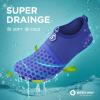 imageSEEKWAY Water Shoes QuickDry Aqua Socks Barefoot Slipon for Beach Pool Swim River Yoga Lake Surf Women Men SK0011csplice Blue
