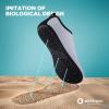 imageSEEKWAY Water Shoes QuickDry Aqua Socks Barefoot Slipon for Beach Pool Swim River Yoga Lake Surf Women Men SK0012flight Gray