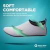 imageSEEKWAY Water Shoes QuickDry Aqua Socks Barefoot Slipon for Beach Pool Swim River Yoga Lake Surf Women Men SK0012flight Gray