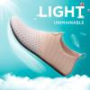 imageSEEKWAY Water Shoes QuickDry Aqua Socks Barefoot Slipon for Beach Pool Swim River Yoga Lake Surf Women Men SK0012gnude Pink