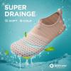 imageSEEKWAY Water Shoes QuickDry Aqua Socks Barefoot Slipon for Beach Pool Swim River Yoga Lake Surf Women Men SK0012gnude Pink