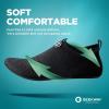 imageSEEKWAY Water Shoes QuickDry Aqua Socks Barefoot Slipon for Beach Pool Swim River Yoga Lake Surf Women Men SK0013a741 Black