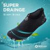 imageSEEKWAY Water Shoes QuickDry Aqua Socks Barefoot Slipon for Beach Pool Swim River Yoga Lake Surf Women Men SK0013a741 Black