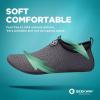 imageSEEKWAY Water Shoes QuickDry Aqua Socks Barefoot Slipon for Beach Pool Swim River Yoga Lake Surf Women Men SK0013b742 Gray