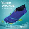 imageSEEKWAY Water Shoes QuickDry Aqua Socks Barefoot Slipon for Beach Pool Swim River Yoga Lake Surf Women Men SK0013c743 Blue