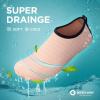 imageSEEKWAY Water Shoes QuickDry Aqua Socks Barefoot Slipon for Beach Pool Swim River Yoga Lake Surf Women Men SK0015bcetus Flesh Color