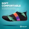 imageSEEKWAY Water Shoes QuickDry Aqua Socks Barefoot Slipon for Beach Pool Swim River Yoga Lake Surf Women Men SK0016abelt Colorful