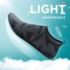 imageSEEKWAY Water Shoes QuickDry Aqua Socks Barefoot Slipon for Beach Pool Swim River Yoga Lake Surf Women Men SK0017aablack Shark