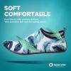 imageSEEKWAY Water Shoes QuickDry Aqua Socks Barefoot Slipon for Beach Pool Swim River Yoga Lake Surf Women Men SK0017bemint Leaf