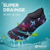 imageSEEKWAY Water Shoes QuickDry Aqua Socks Barefoot Slipon for Beach Pool Swim River Yoga Lake Surf Women Men SK0017castar