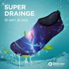 imageSEEKWAY Water Shoes QuickDry Aqua Socks Barefoot Slipon for Beach Pool Swim River Yoga Lake Surf Women Men SK0017cbnebula