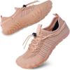 imageSEEKWAY Water Shoes Men Women Adult QuickDry Aqua Sock Barefoot for Beach Swim River Pool Lake Hiking Kayaking Surfing2a445 Nude Pink