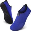 imageSEEKWAY Water Shoes QuickDry Aqua Socks Barefoot Slipon for Beach Pool Swim River Yoga Lake Surf Women Men SK0013c743 Blue