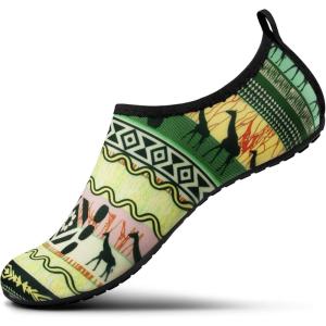 imageSEEKWAY Water Shoes Barefoot Aqua Socks QuickDry Non Slip Shoes for Beach Swim Pool River Boating Surf Women Men SK0022e1403 Totem