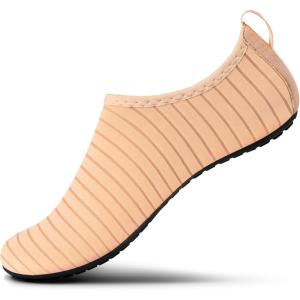 imageSEEKWAY Water Shoes Barefoot Aqua Socks QuickDry Non Slip Shoes for Beach Swim Pool River Boating Surf Women Men SK0022o706 Nude Pink