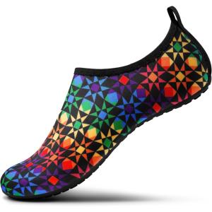 imageSEEKWAY Water Shoes Barefoot Aqua Socks QuickDry Non Slip Shoes for Beach Swim Pool River Boating Surf Women Men SK0022v1115 Storm at Sea