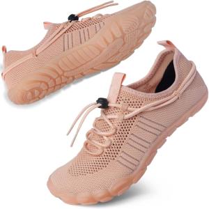 imageSEEKWAY Water Shoes Men Women Adult QuickDry Aqua Sock Barefoot for Beach Swim River Pool Lake Hiking Kayaking Surfing2a445 Nude Pink