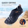 imageSEEKWAY Barefoot Water Shoes for Kids  Wide Toe Box and QuickDry Sand Shoes Toddler for Hiking Swim Beach Pool Kayak Sport Accessories Camping Essentials NonSlip for Boys Girls Sizes1a101 Navy Blue
