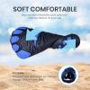 imageSEEKWAY Barefoot Water Shoes for Kids  Wide Toe Box and QuickDry Sand Shoes Toddler for Hiking Swim Beach Pool Kayak Sport Accessories Camping Essentials NonSlip for Boys Girls Sizes2d108 Blue Shark
