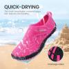 imageSEEKWAY Barefoot Water Shoes for Kids  Wide Toe Box and QuickDry Sand Shoes Toddler for Hiking Swim Beach Pool Kayak Sport Accessories Camping Essentials NonSlip for Boys Girls Sizes1c103 Rose