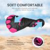 imageSEEKWAY Barefoot Water Shoes for Kids  Wide Toe Box and QuickDry Sand Shoes Toddler for Hiking Swim Beach Pool Kayak Sport Accessories Camping Essentials NonSlip for Boys Girls Sizes1c103 Rose
