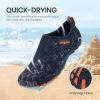 imageSEEKWAY Barefoot Water Shoes for Kids  Wide Toe Box and QuickDry Sand Shoes Toddler for Hiking Swim Beach Pool Kayak Sport Accessories Camping Essentials NonSlip for Boys Girls Sizes1d104 Navy Blue
