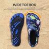 imageSEEKWAY Barefoot Water Shoes for Kids  Wide Toe Box and QuickDry Sand Shoes Toddler for Hiking Swim Beach Pool Kayak Sport Accessories Camping Essentials NonSlip for Boys Girls Sizes2d108 Blue Shark