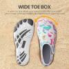 imageSEEKWAY Barefoot Water Shoes for Kids  Wide Toe Box and QuickDry Sand Shoes Toddler for Hiking Swim Beach Pool Kayak Sport Accessories Camping Essentials NonSlip for Boys Girls Sizes3c113 White Dinosaur