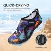 imageSEEKWAY Barefoot Water Shoes for Kids  Wide Toe Box and QuickDry Sand Shoes Toddler for Hiking Swim Beach Pool Kayak Sport Accessories Camping Essentials NonSlip for Boys Girls Sizes2c107 Black Shark